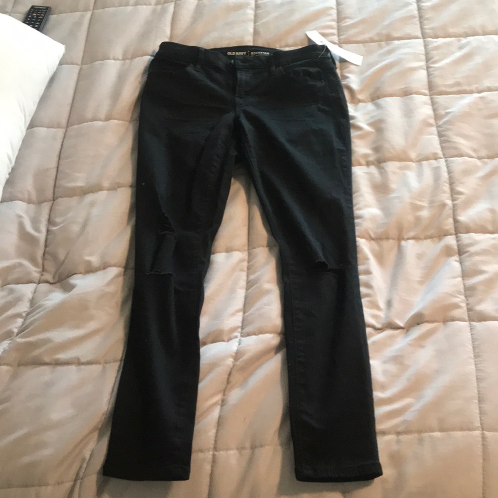 Black distressed Jeans from old navy
